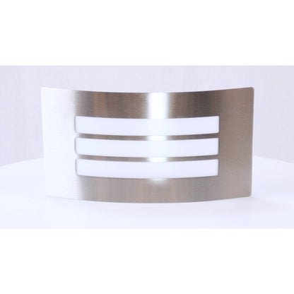 LAMP. EXT. PARED PLATEADO 1L E27 40W