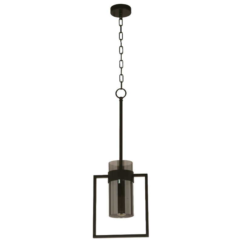 Lámpara Colgante Negro 1L E27 60W