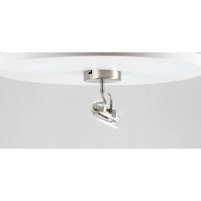 LAMP. TECHO NÍQUEL SATINADO 1L GU10 50W