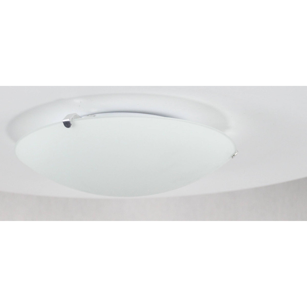 LAMP. TECHO CROMO 1L E27 60W (2 PIEZAS)