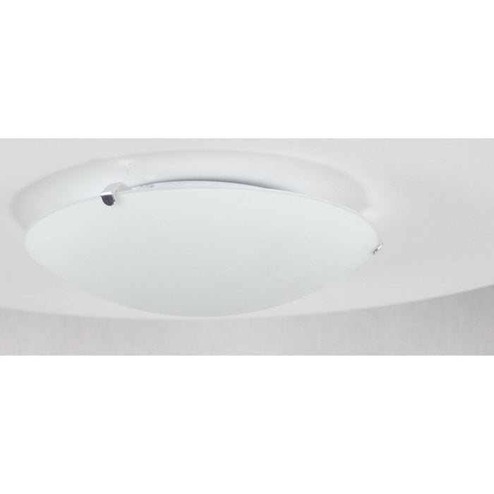 LAMP. TECHO CROMO 1L E27 60W (2 PIEZAS)