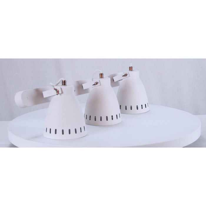 Lámpara Pared Reflectora Blanco 3L E27 60W