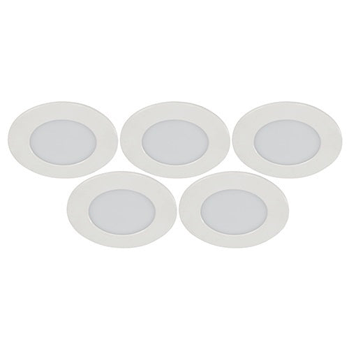 LAMP. LED TECHO BLANCO 1L 5W 100-277V 6000K (5 PIEZAS)