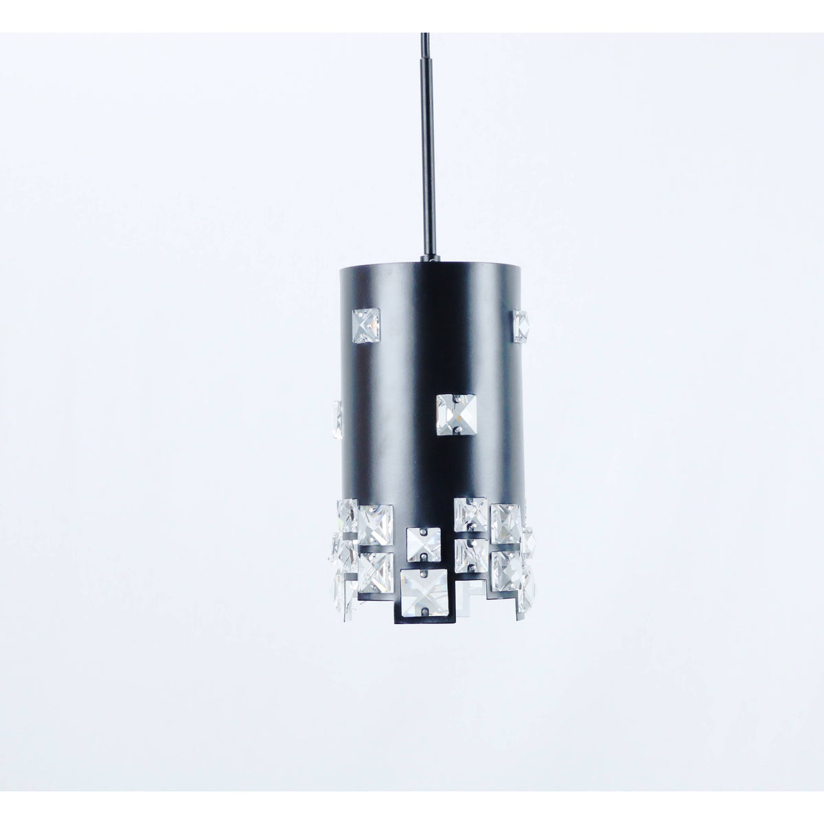 Lámpara Techo Negro 1L E27 60W N/B