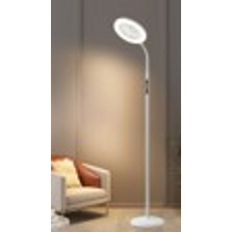 VENTILADOR LED DE PISO BLANCO 8W 100-240V 3000K/4000K/6000K CCT BASE