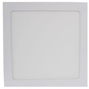 LAMP LED TECHO CUADRADA BLANCA 18W 6000K