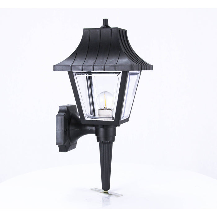 LAMP. EXT. PARED NEGRO 1L E27 40W (2 PIEZAS)