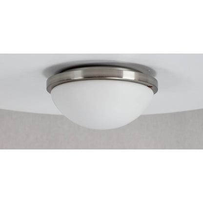 LAMP. TECHO NÍQUEL SATINADO 1L E27 60W