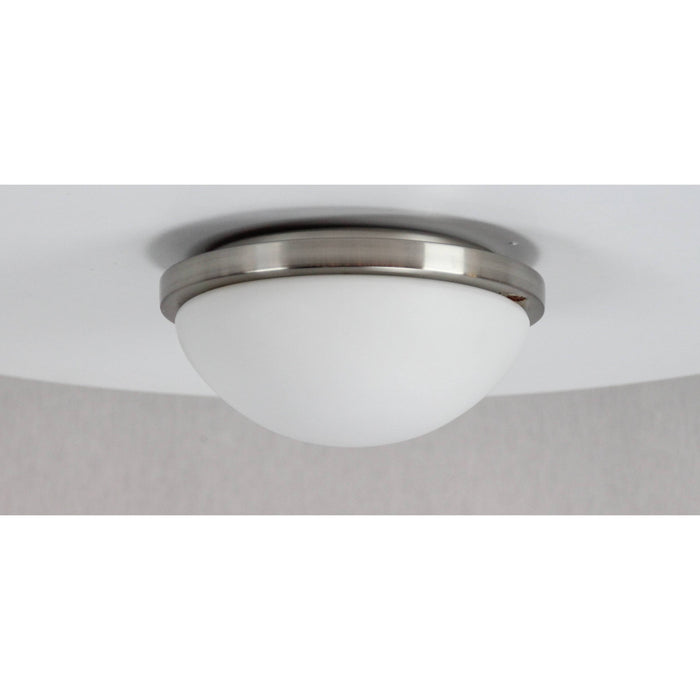 LAMP. TECHO NÍQUEL SATINADO 1L E27 60W