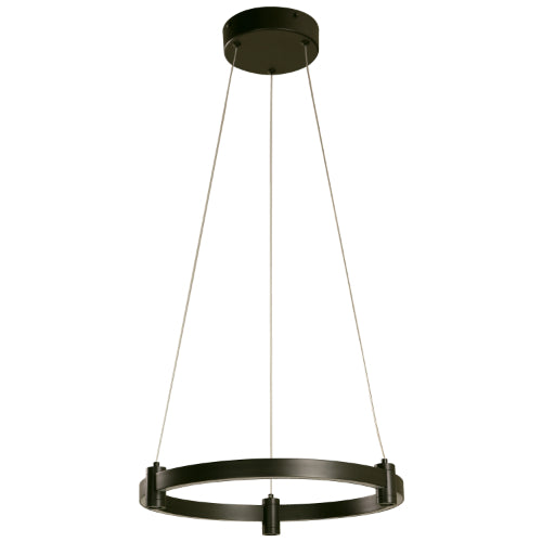 LAMP. LED COLGANTE NEGRO 24W 120-277V 3000K DIMEABLE