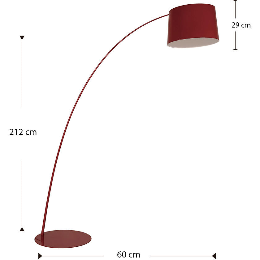 LAMP. PIE ROJO 3L E27 40W (PANTALLA)