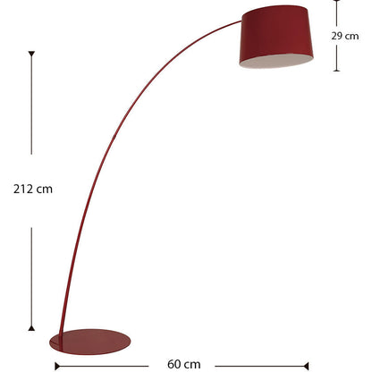 LAMP. PIE ROJO 3L E27 40W (PANTALLA)