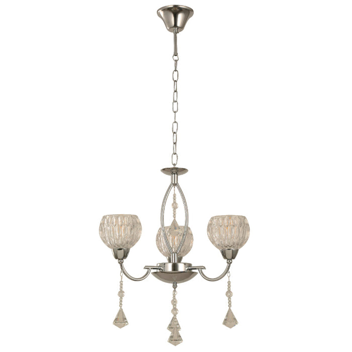 LAMP. TECHO CROMO 3L E14 40W