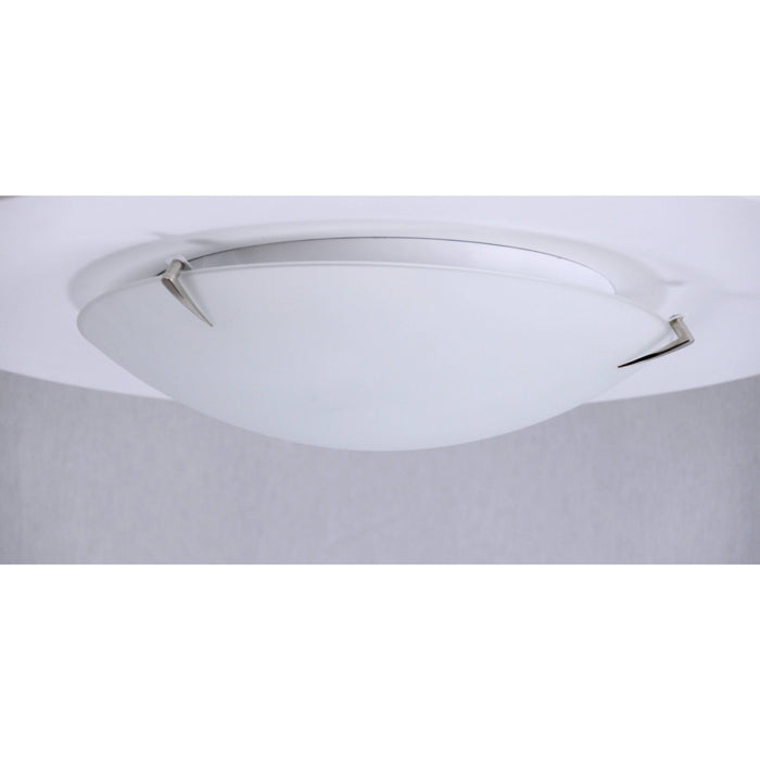 LAMP. TECHO NÍQUEL SATINADO 1L E27 60W