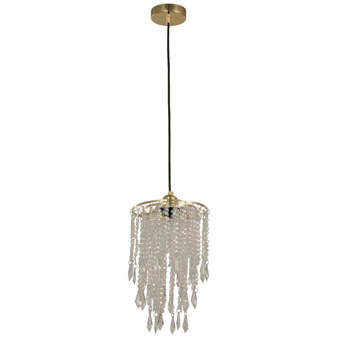 Lámpara Colgante Bronce Pulido 1L E27 40W