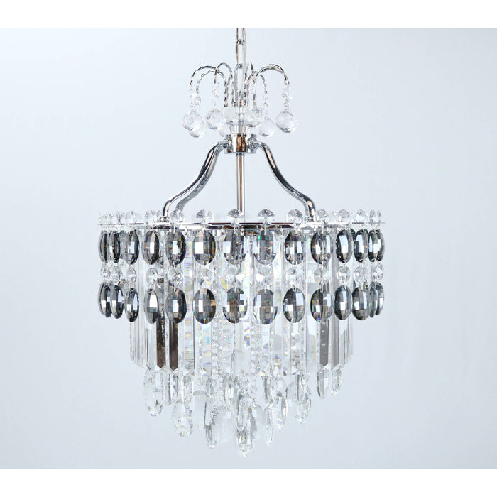 LAMP. TECHO CROMO 5L E14 40W