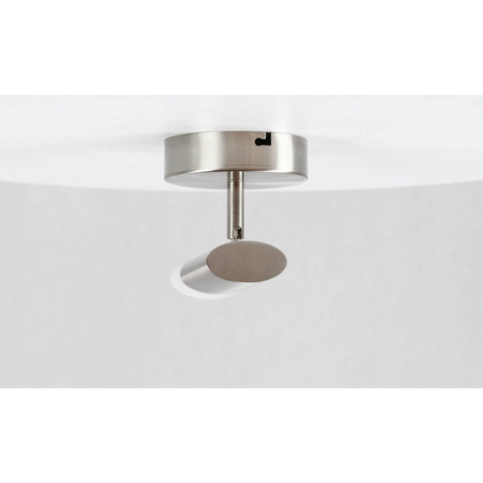 LAMP. LED TECHO REFLECTORA NÍQUEL SATINADO 1L 5W 85-265V 3000K