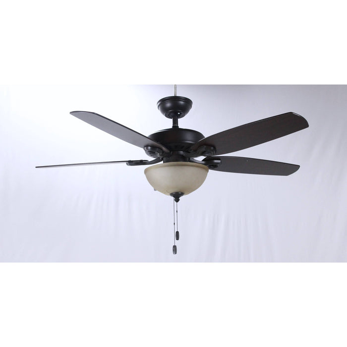VENTILADOR DE TECHO BUILDER DELUXE BRONCE 52" 2L E27 9W