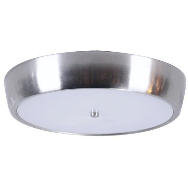 LAMP. TECHO NIQUEL SATINADO 1L E27 60W