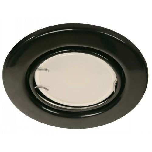 LAMP. TECHO NEGRO 1L GU10 5W 3000K (BOMBILLO LED 5W 3000K ATENUABLE)