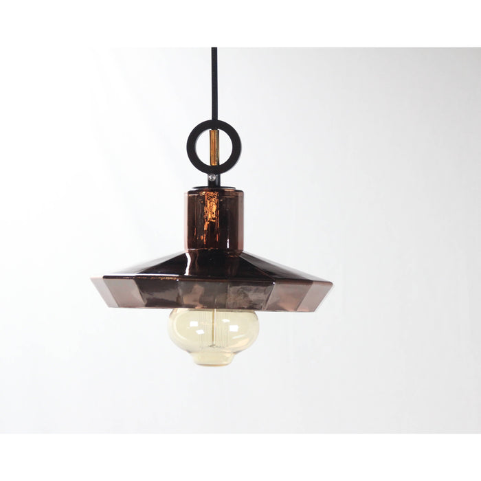 Lámpara Colgante Negro 1L E27 40W