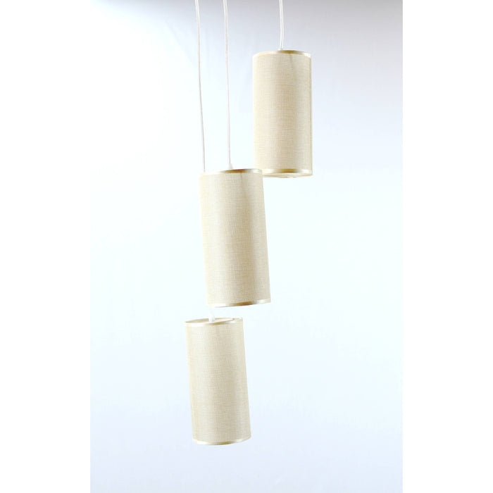 LAMP. TECHO NÍQUEL SATINADO 3L E27 60W