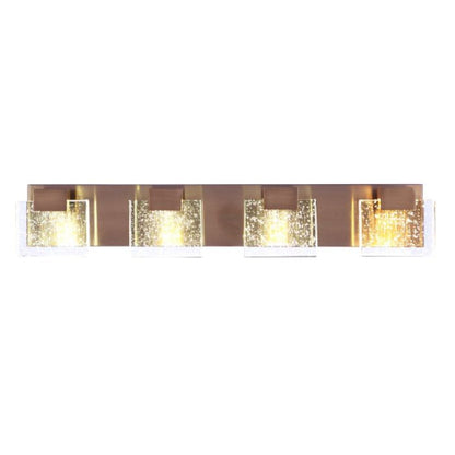 LAMP. LED DE PARED BRONCE SATINADO 28W 120V 3000K ATENUABLE