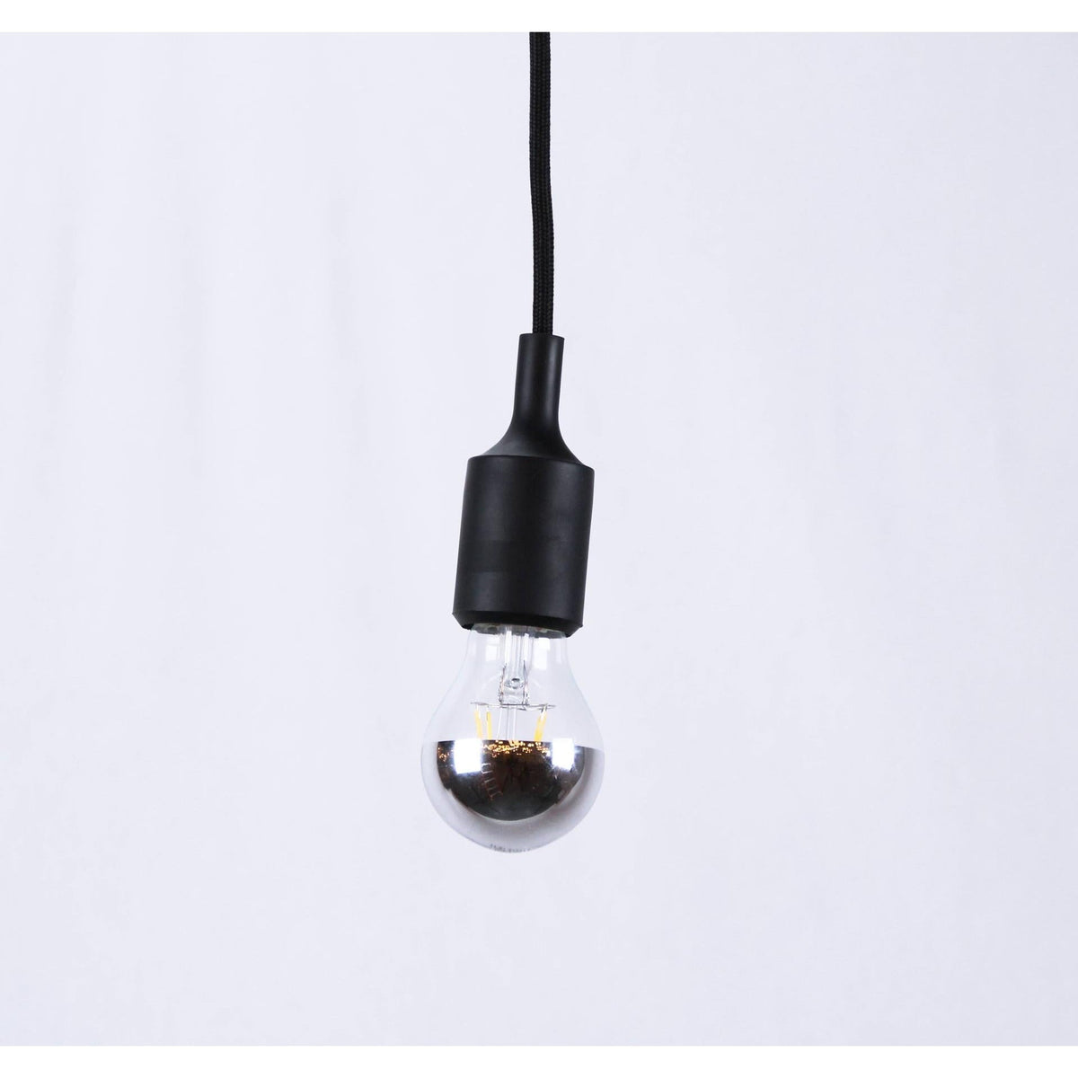 LAMP. COLGANTE NEGRO 1L E27 60W