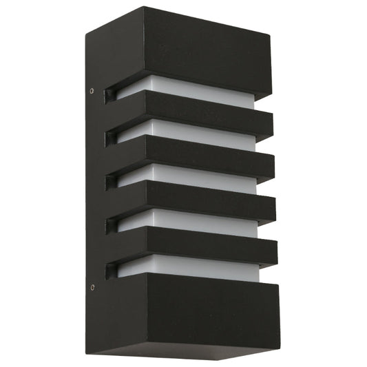 Lámpara Exterior  Pared Negro 1L E27 40W