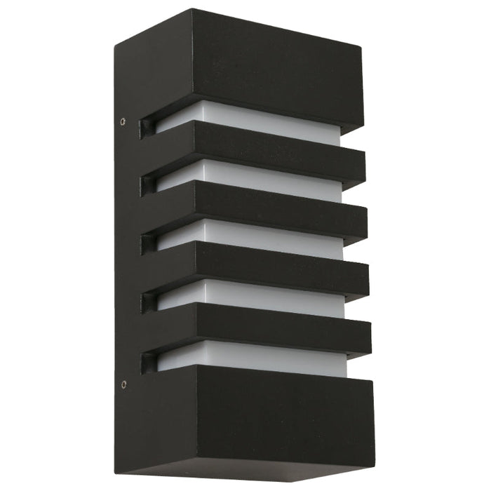 Lámpara Exterior  Pared Negro 1L E27 40W