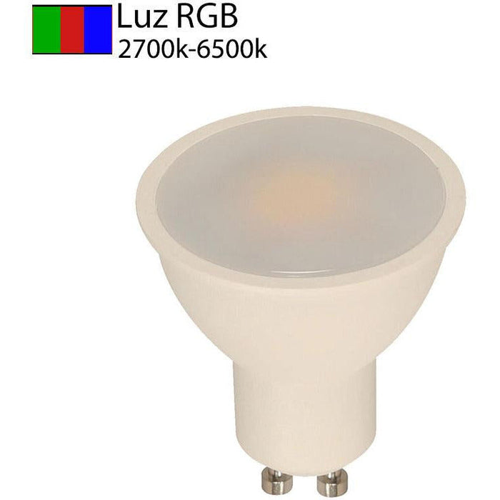 BOMBILLO LED INTELIGENTE MR16 GU10 5W 120V RGB