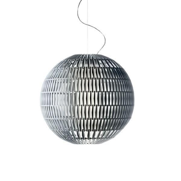 LAMP. COLGANTE TROPICO SPHERA CROMO 1L GX24Q-4 42W