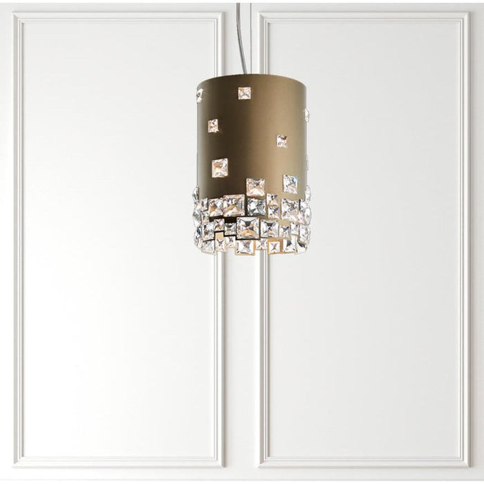 LAMP. COLGANTE CRISTAL MOSAIX 4L G9 50W