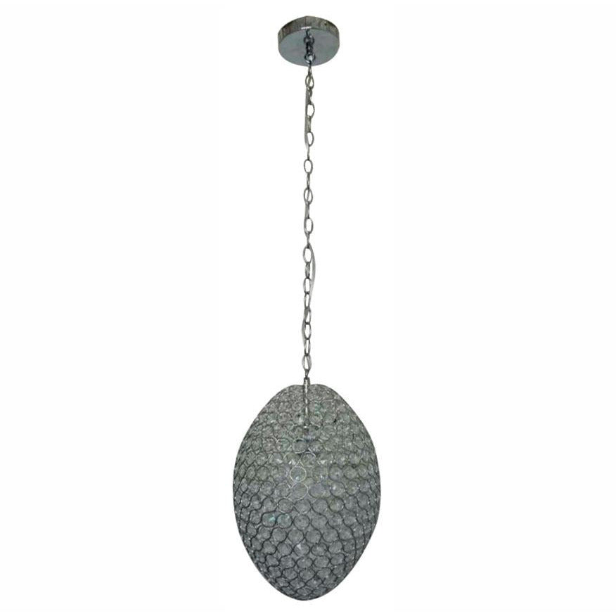 LAMP. TECHO CROMO 1L E27 60W