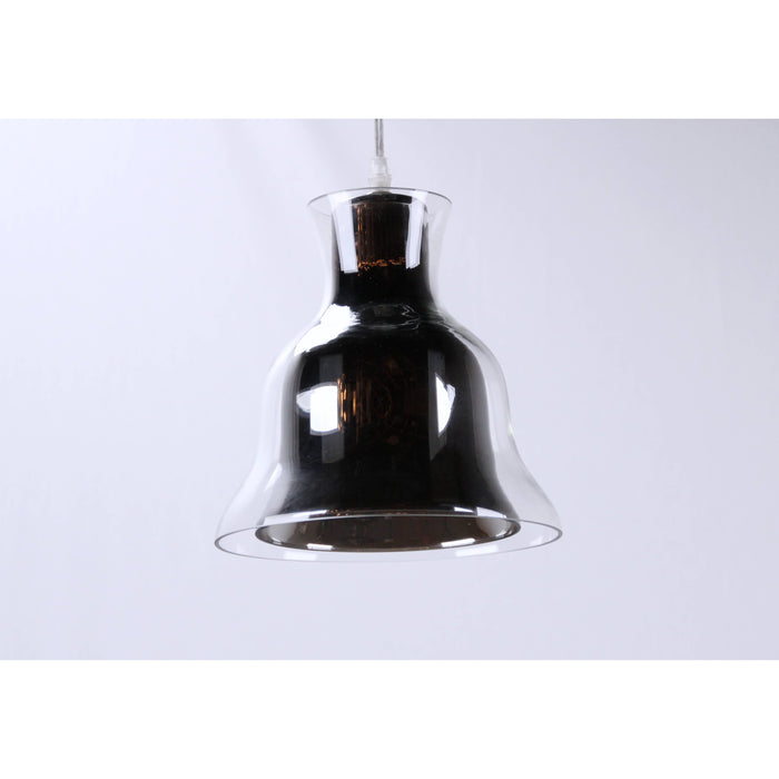 LAMP. COLGANTE NÍQUEL SATINADO 1L E27 60W