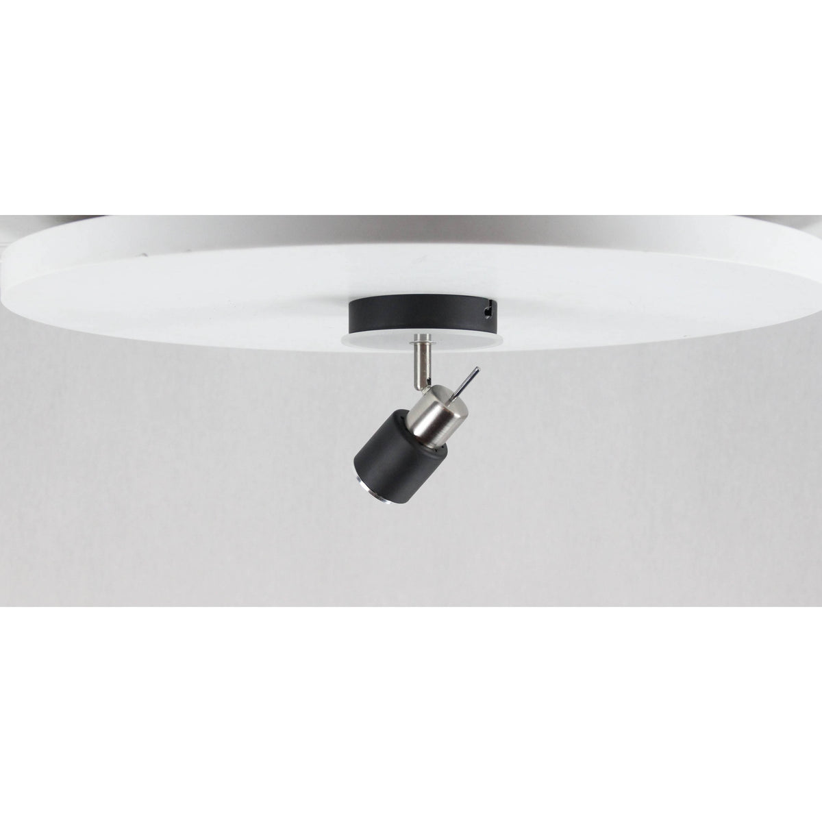 LAMP.TECHO NIQUEL SATINADO 1L GZ10 50W N/B