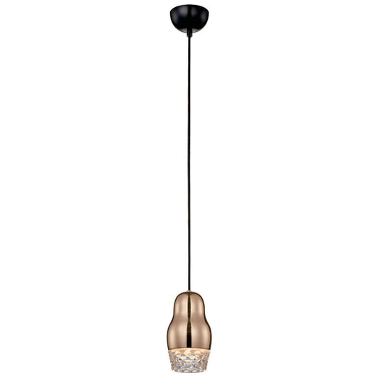 Lámpara Techo Dorado 1L G9 25W (Bombillo Led Incluido)