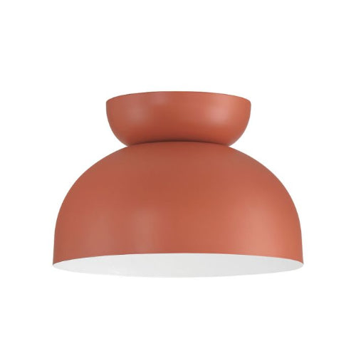 LAMP. TECHO VENTURE DOME ROJO 1L E26 60W