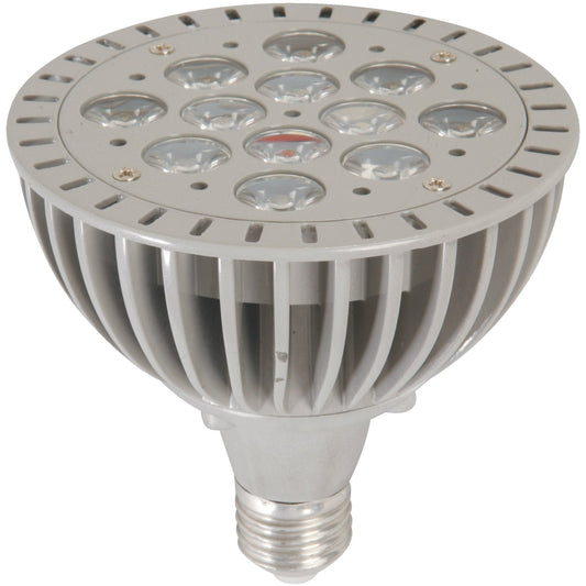 BOMBILLO LED PAR 38 E27 12W 85-265V 3000K ACABADO PLATA