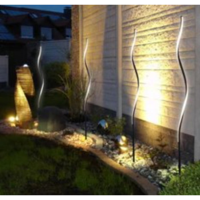 LAMP. LED EXT. ESTACA SOLAR 0.2W 3.7V 3000K