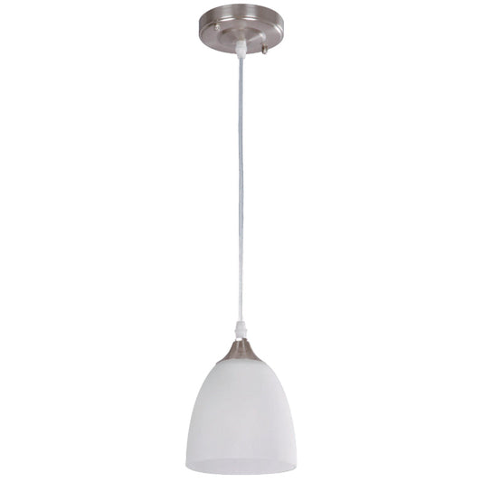 LAMP. COLGANTE BLANCO 1L E27 60W