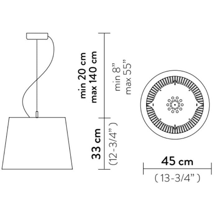 LAMP. COLGANTE LIZA PURPURA 1L E27 8W DIM