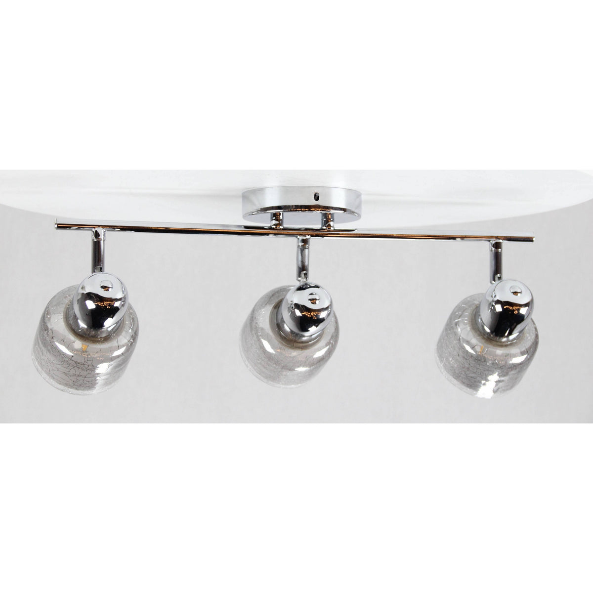 LAMP. TECHO REFLECTORA CROMO 3L E27 40W