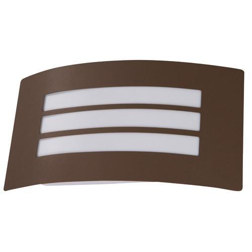 LAMP. EXT. PARED CHOCOLATE 1L E27 40W