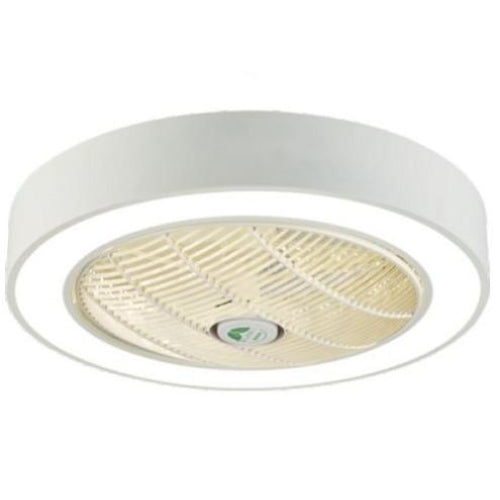 VENTILADOR LED DE TECHO 20" DC BLANCO 1L 40W 3000/4000/6000K CON CONTROL REMOTO ATENUABLE-TEMPORIZA