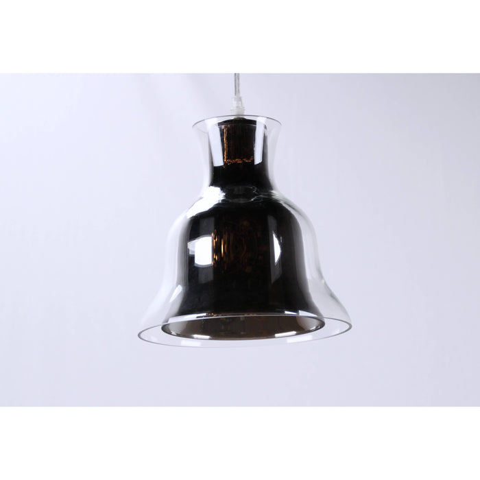 LAMP. COLGANTE NÍQUEL SATINADO 1L E27 60W