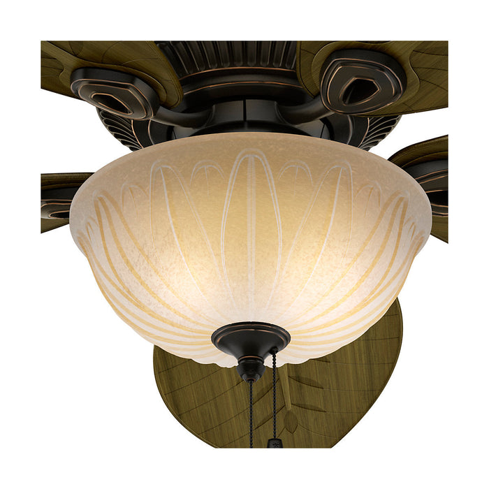 VENTILADOR DE TECHO GRAND CAYMAN BRONCE DC 54" 2L E12 60W