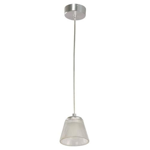 LAMP. COLGANTE PLATEADO 1L G9 25W