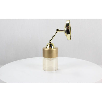 LAMP. PARED BRONCE PULIDO 1L E27 40W