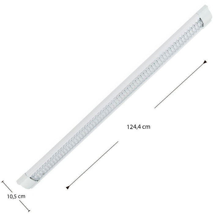 LAMP. TECHO BLANCO 1L G13 18W (INCLUYE 1PZA TUBO LED T8 18W)